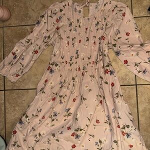 Floral Long Sleeve Dress